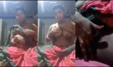 Horny Desi Bhabhi Shows Boobs and Pussy