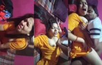 Desi Shona Bhabhi Blowjob and Fucking