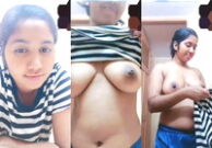 Cute Desi Girl Shows Boobs