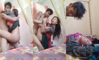 Village desi boys wild fucked his rent room owner