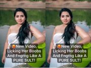 Nila Nambiar New Paid App Video Licking Her B00bies And Fingering
